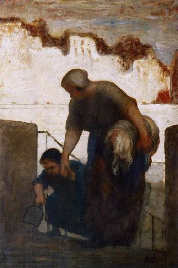 Honore  Daumier The Washerwoman China oil painting art